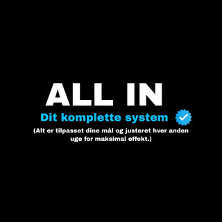ALL IN - 1:1 Personlig coaching